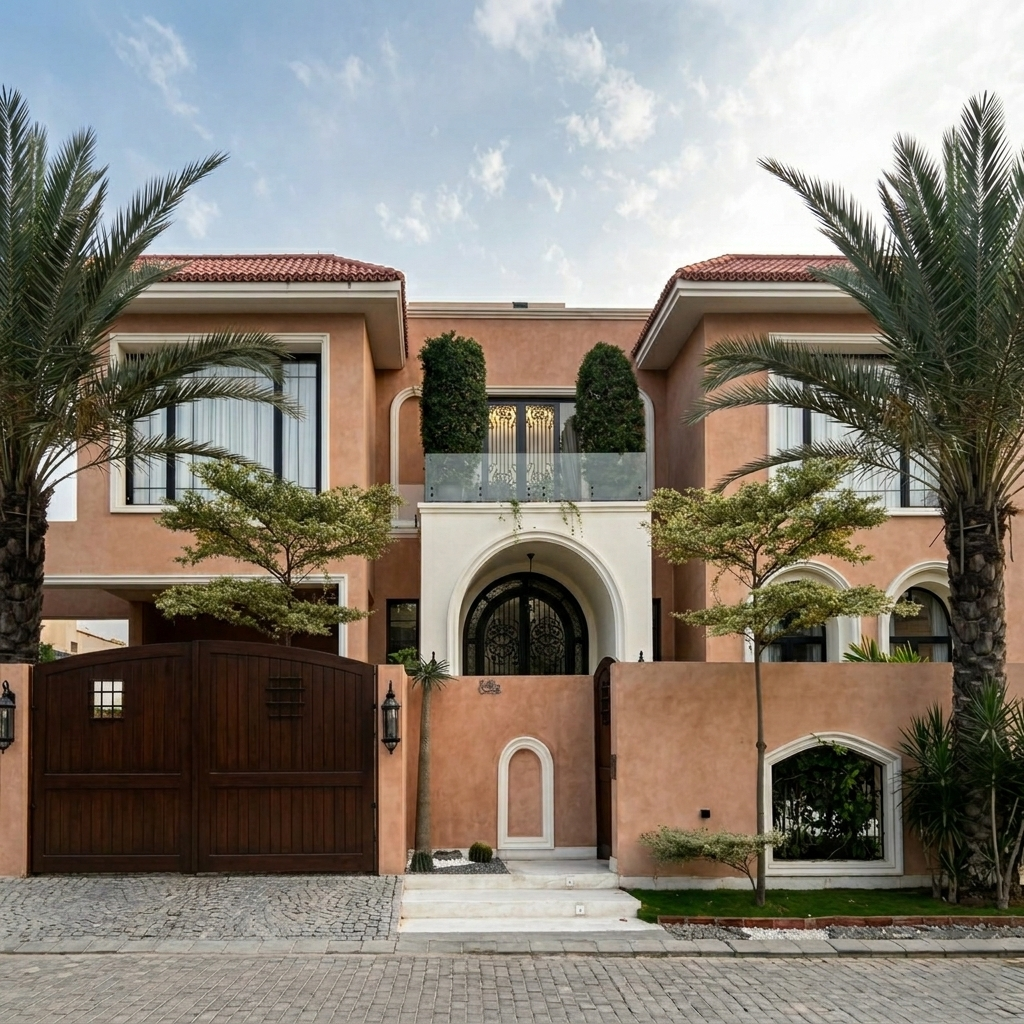 DHA Bungalow — Rose Facade